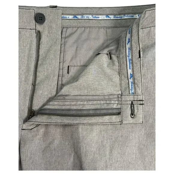 Tommy Bahama Shorts Mens 42 Gray Performance Stretch Golf Casual Lightweight - Picture 7 of 16